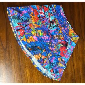 Dona Jo Brand Wmn Sz M Pull On Skort Tennis Golf Pickleball Bright Multicolor